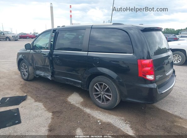 2C4RDGCG9HR791868 2017 DODGE GRAND CARAVAN Black Задня ліва чверть