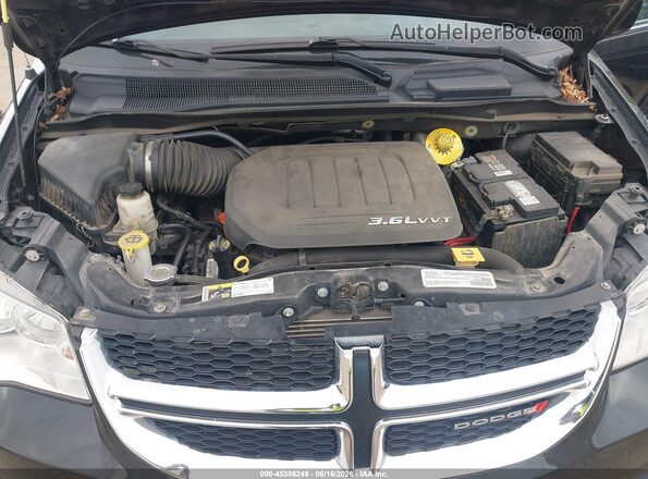 2C4RDGCG9HR791868 2017 DODGE GRAND CARAVAN Black Вид ззаду