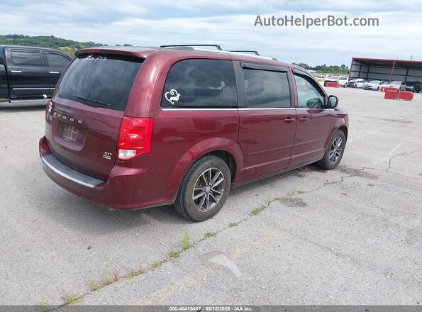 2C4RDGCG9HR800259 2017 DODGE GRAND CARAVAN Red Tył prawy