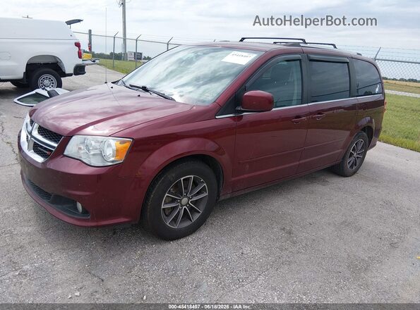 2C4RDGCG9HR800259 2017 DODGE GRAND CARAVAN Red Przód lewy