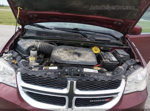 2C4RDGCG9HR800259 2017 DODGE GRAND CARAVAN Red Widok z tyłu
