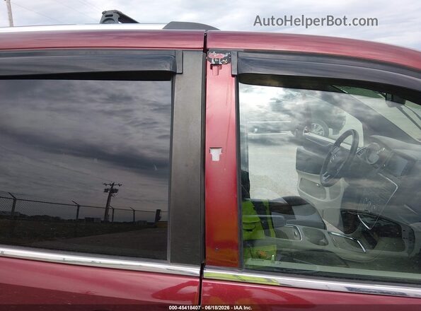 2C4RDGCG9HR800259 2017 DODGE GRAND CARAVAN Red Widok z przodu