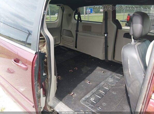 2C4RDGCG9HR800259 2017 DODGE GRAND CARAVAN Red Widok naklejki z numerem VIN