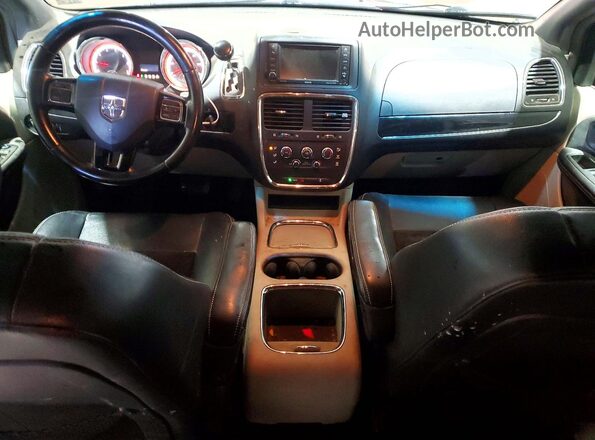 2C4RDGCG9HR828286 2017 DODGE GRAND Silver Vista del salpicadero