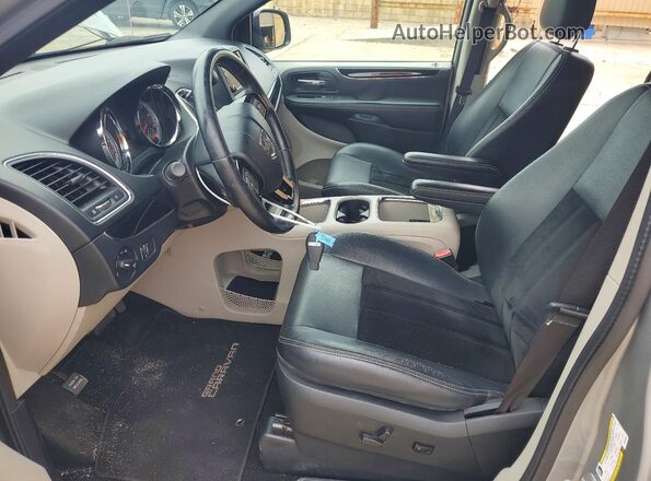2C4RDGCG9HR858680 2017 DODGE GRAND Silver Սալոնի դիմացի տեսք