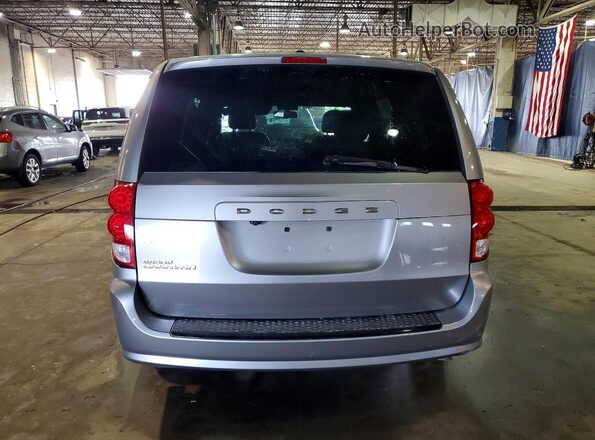 2C4RDGCG9JR156218 2018 DODGE GRAND Silver Հետևի տեսք