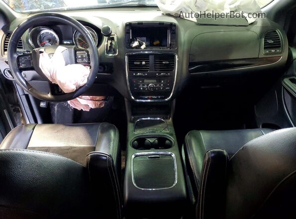 2C4RDGCG9JR156218 2018 DODGE GRAND Silver Առջևի վահանակի տեսք