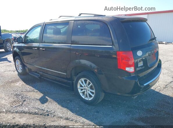 2C4RDGCG9JR179367 2018 DODGE GRAND CARAVAN Черный Задняя левая четверть