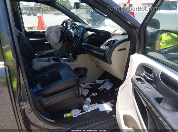 2C4RDGCG9JR208513 2018 DODGE GRAND CARAVAN Gray Widok wnętrza z przodu
