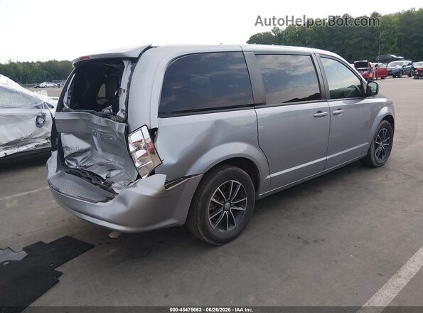 2C4RDGCG9JR243469 2018 DODGE GRAND CARAVAN Silver Trasero derecho