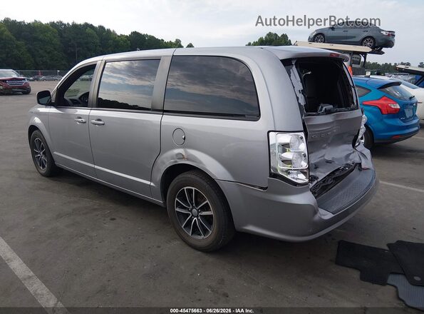 2C4RDGCG9JR243469 2018 DODGE GRAND CARAVAN Silver Trasero izquierdo