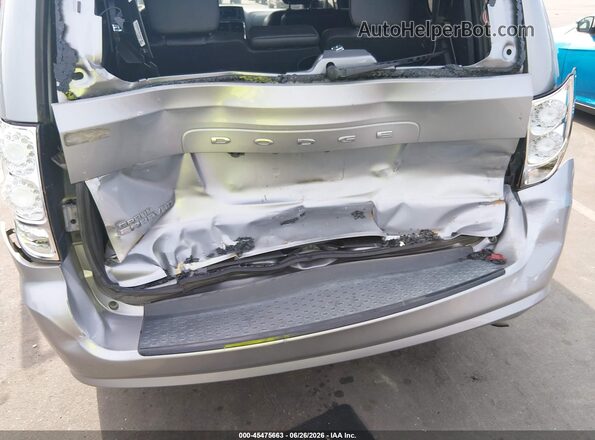 2C4RDGCG9JR243469 2018 DODGE GRAND CARAVAN Silver Vista frontal