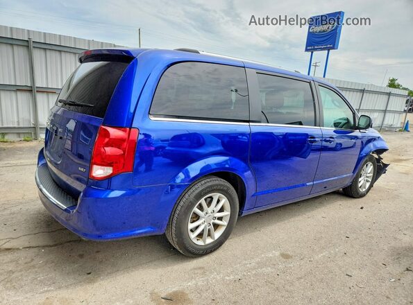2C4RDGCG9LR203122 2020 DODGE GRAND Blue Задня права чверть