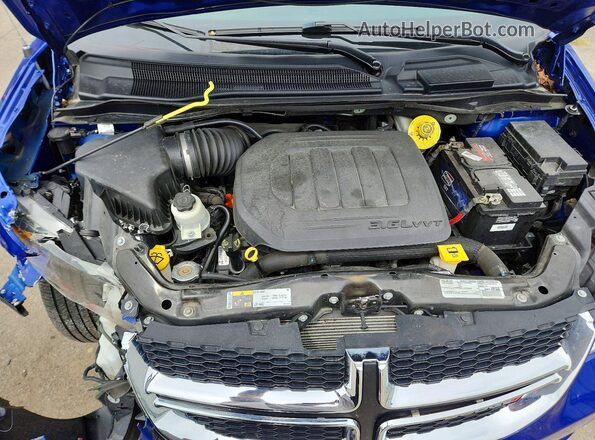 2C4RDGCG9LR203122 2020 DODGE GRAND Blue Вид підкапотного простору