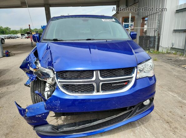 2C4RDGCG9LR203122 2020 DODGE GRAND Blue Вид спереду