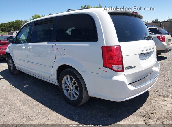 2C4RDGCGXGR311416 2016 DODGE GRAND CARAVAN White Tył lewy