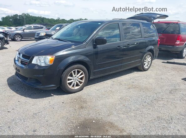 2C4RDGCGXGR320844 2016 DODGE GRAND CARAVAN Black Przód lewy
