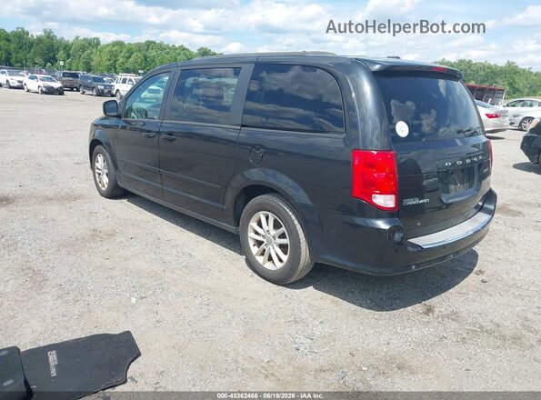 2C4RDGCGXGR320844 2016 DODGE GRAND CARAVAN Black Tył lewy