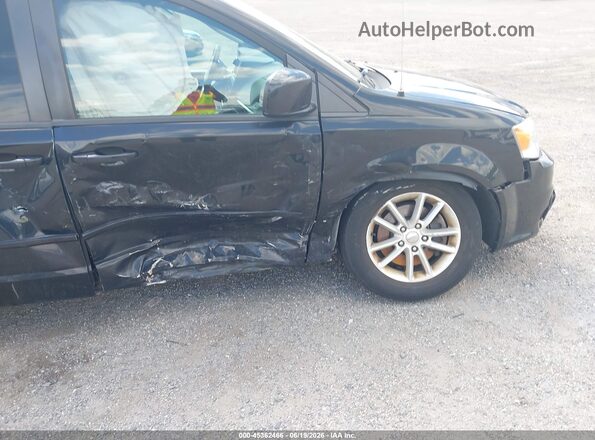 2C4RDGCGXGR320844 2016 DODGE GRAND CARAVAN Black Widok z przodu