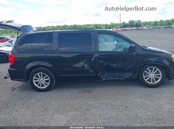2C4RDGCGXGR320844 2016 DODGE GRAND CARAVAN Black Widok wnętrza z tyłu