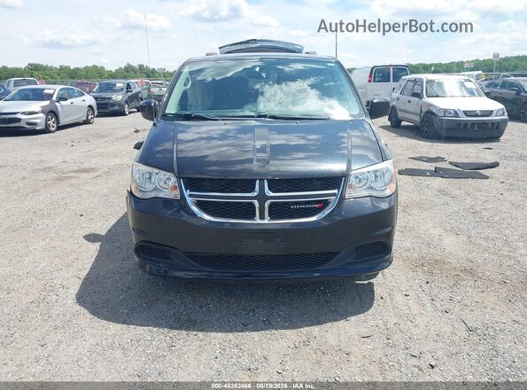 2C4RDGCGXGR320844 2016 DODGE GRAND CARAVAN Black Widok zestawu wskaźników