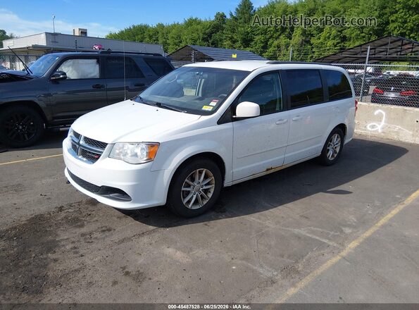 2C4RDGCGXGR344142 2016 DODGE GRAND CARAVAN White Передня ліва чверть