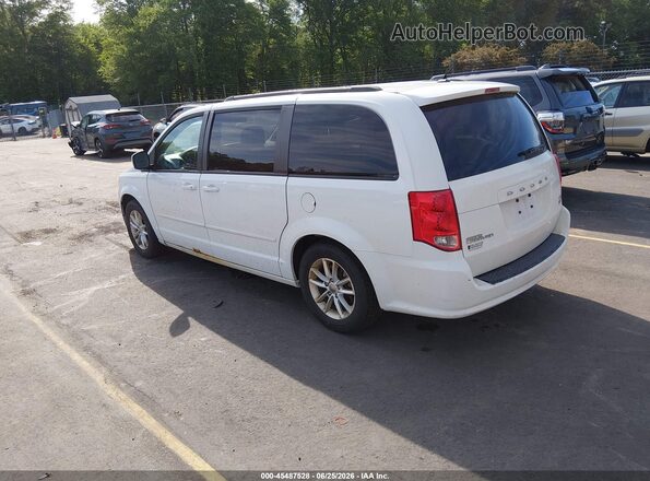 2C4RDGCGXGR344142 2016 DODGE GRAND CARAVAN White Задня ліва чверть