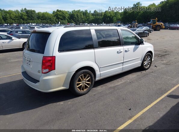 2C4RDGCGXGR344142 2016 DODGE GRAND CARAVAN White Задня права чверть
