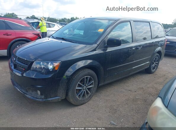 2C4RDGCGXGR348630 2016 DODGE GRAND CARAVAN Black Front left