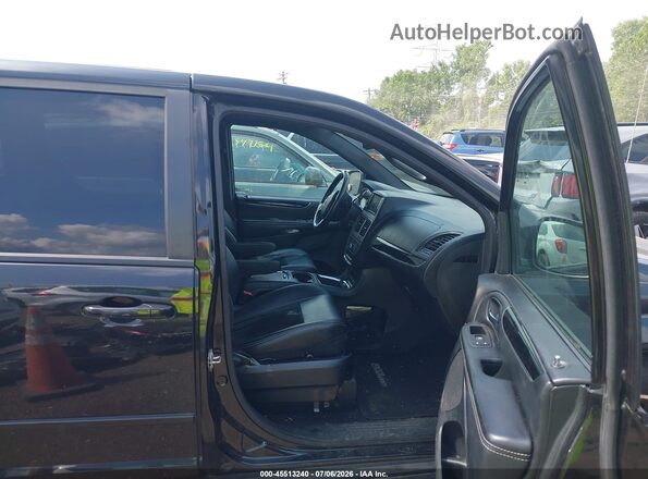 2C4RDGCGXGR348630 2016 DODGE GRAND CARAVAN Black Front interior view