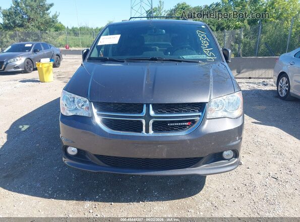2C4RDGCGXHR873589 2017 DODGE GRAND CARAVAN Gray Вид спереду
