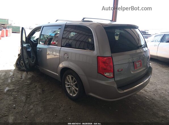 2C4RDGCGXJR184075 2018 DODGE GRAND CARAVAN Silver Trasero izquierdo