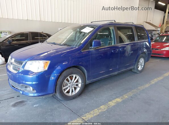 2C4RDGCGXLR255522 2020 DODGE GRAND CARAVAN Blue Vista tres cuartos delantera izquierda