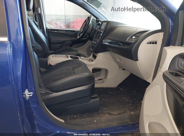2C4RDGCGXLR255522 2020 DODGE GRAND CARAVAN Blue Vista interior delantera