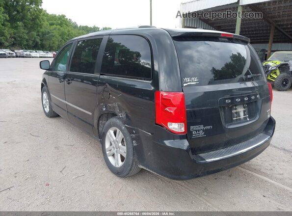 2C4RDGDG1GR176745 2016 DODGE GRAND CARAVAN Black Trasero izquierdo
