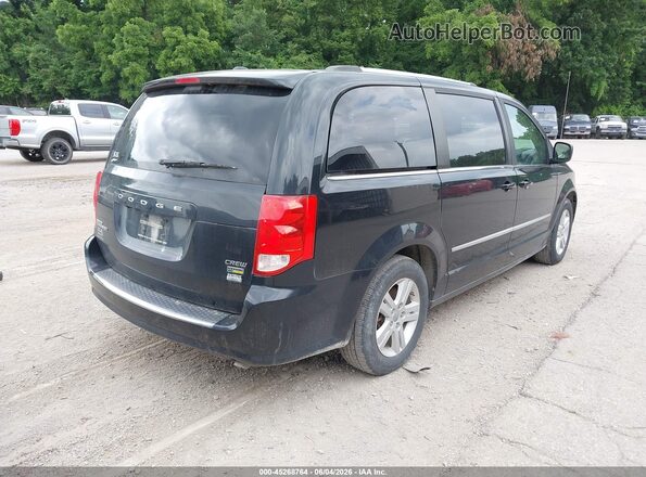 2C4RDGDG1GR176745 2016 DODGE GRAND CARAVAN Black Trasero derecho