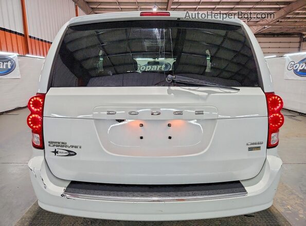 2C4RDGDG6HR769020 2017 DODGE GRAND White Вид ззаду
