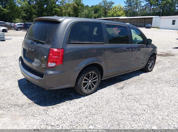 2C4RDGEG0JR189525 2018 DODGE GRAND CARAVAN Gray Rear right