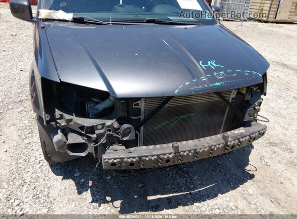 2C4RDGEG0JR189525 2018 DODGE GRAND CARAVAN Gray Front view