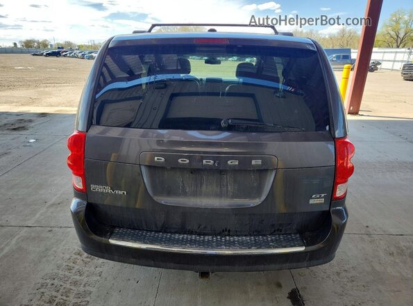 2C4RDGEG1JR343286 2018 DODGE GRAND Gray უკანა ხედი