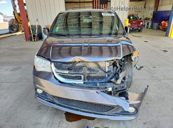 2C4RDGEG1JR343286 2018 DODGE GRAND Gray წინა ხედი