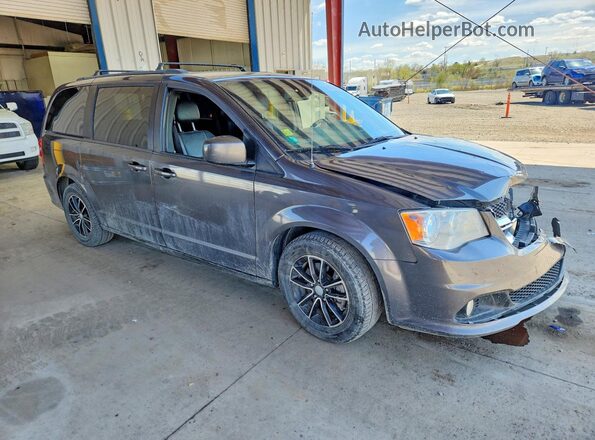 2C4RDGEG1JR343286 2018 DODGE GRAND Gray წინა მარჯვენა
