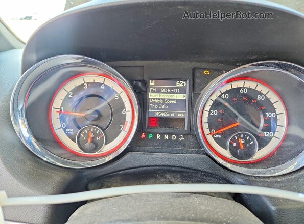 2C4RDGEG1JR343286 2018 DODGE GRAND Gray ხელსაწყოთა პანელის ხედი