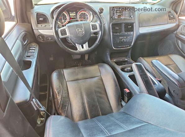 2C4RDGEG1JR343286 2018 DODGE GRAND Gray წინა პანელის ხედი