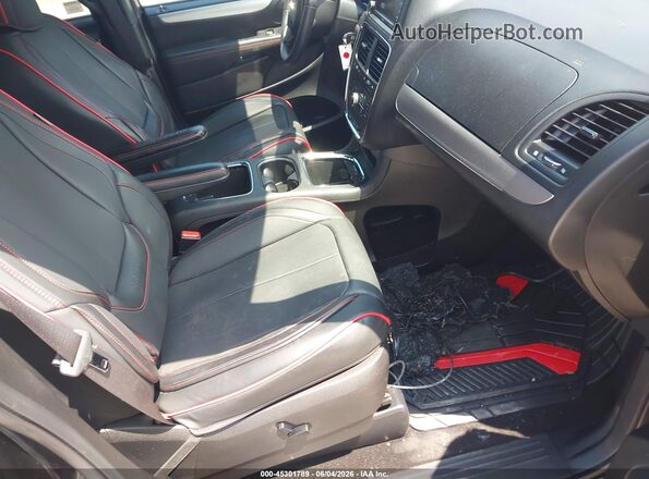 2C4RDGEG2GR384213 2016 DODGE GRAND CARAVAN Черный Вид салона спереди