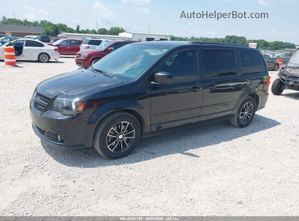 2C4RDGEG2GR384213 2016 DODGE GRAND CARAVAN Черный Передняя левая четверть