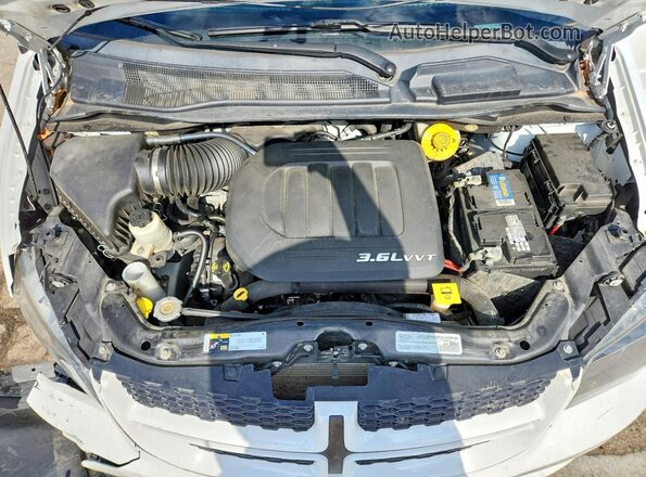 2C4RDGEG2HR754982 2017 DODGE GRAND White ძრავის განყოფილების ხედი
