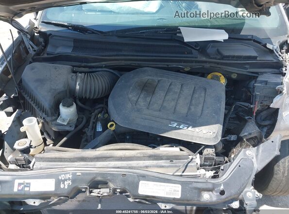 2C4RDGEG2HR773032 2017 DODGE GRAND CARAVAN Silver Rear view