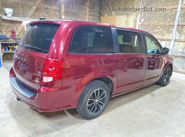 2C4RDGEG2JR196220 2018 DODGE GRAND Red უკანა მარჯვენა