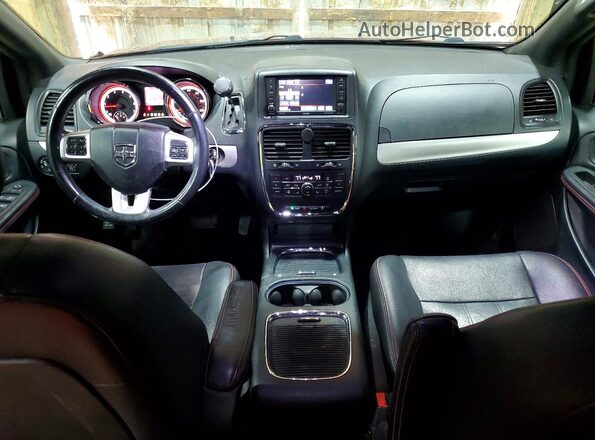 2C4RDGEG2JR196220 2018 DODGE GRAND Red წინა პანელის ხედი